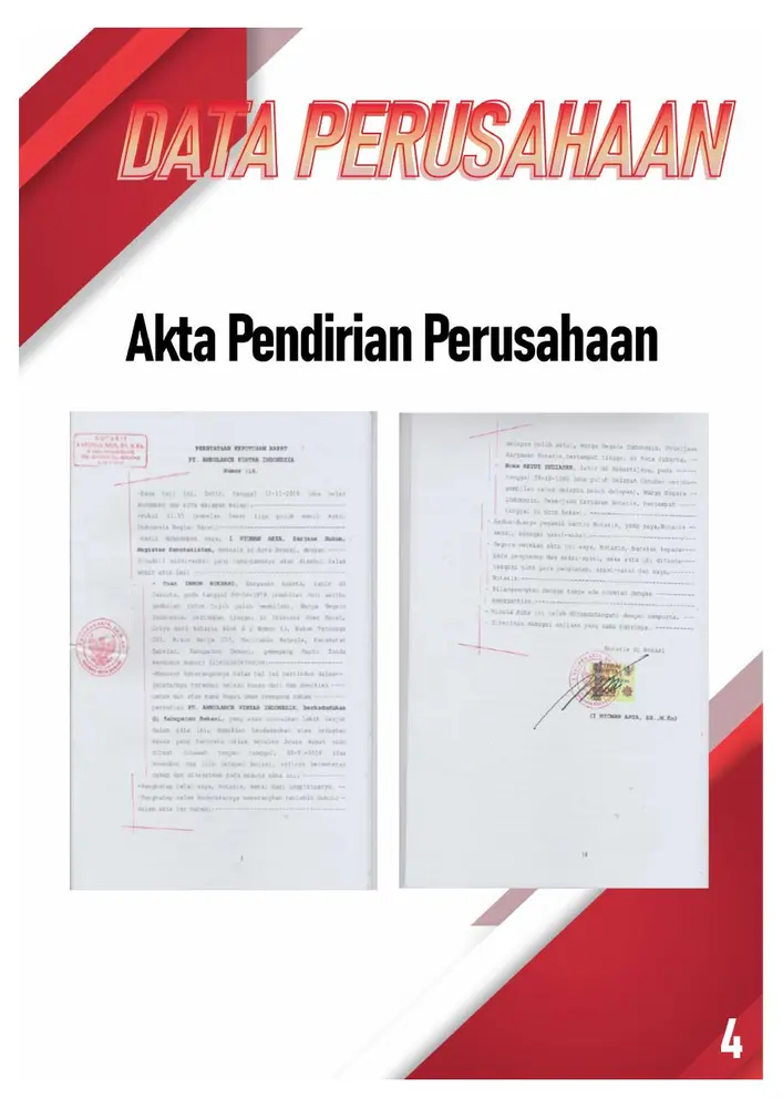 Akta Pendirian Perusahaan